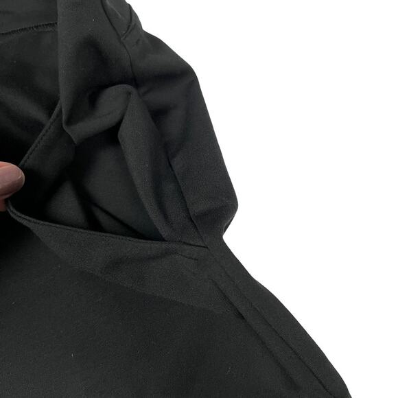 Hue Work Ponte Bermuda Shorts High Rise Long Casual Black Women's Small - Picture 3 of 9